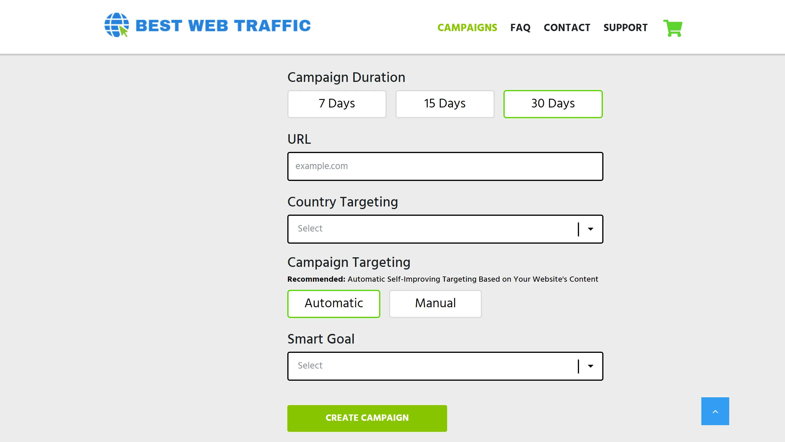 BestWeb-Traffic dashboard screenshot.
